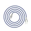 HOCO U59 Nylon Micro USB Charging Data Sync Cable Touch LED Light for Tablet Smartphone 1.2M - Gray