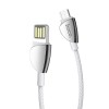 HOCO U62 Micro USB Data Sync Charging Cable for Tablet Smartphone 1.2M - Black