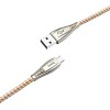 HOCO U56 Metal Armor Micro USB Charging Data Sync Cable For Tablet Smartphone 1.2M - Black