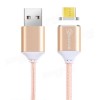 EIVOTOR 1 Meter Magnetic Micro USB Charging Cable for Cellphone Tablet - Rose Gold