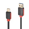 Onten OTN 69001 Flashing USB Type C Cable for devices with Type C port - white