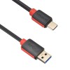 Onten OTN 69001 Flashing USB Type C Cable for devices with Type C port - white