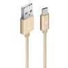 BIAZE 1M USB 3.1 Type C Charging Sync Data Cable for Tablet Cell Phone   - Silver