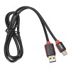 Onten OTN 69001 Flashing USB Type C Cable for devices with Type C port - white