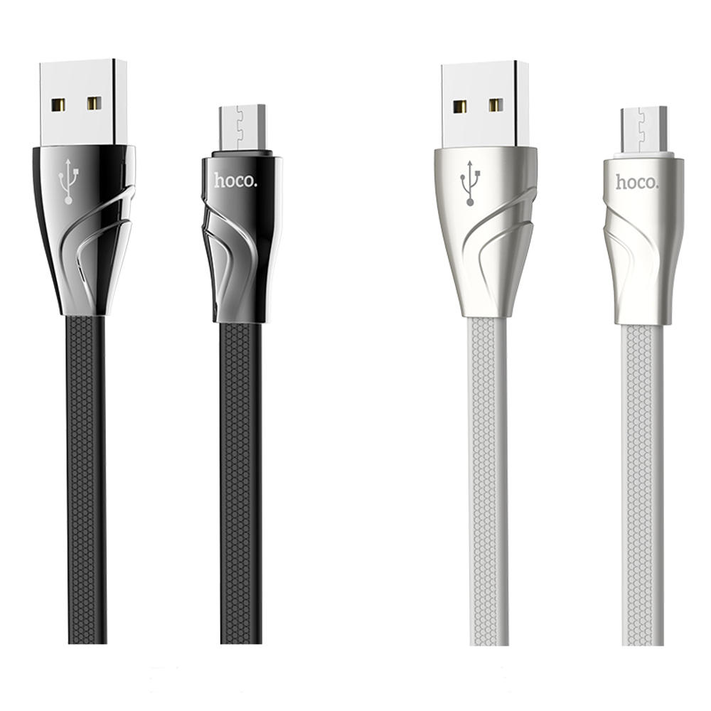 HOCO U57 Twisting Micro USB Charging Data Sync Cable for Tablet Smartphone 1.2M - Black HOCO U57 Twisting Micro USB Charging Data Sync Cable for Tablet Smartphone 1.2M - Black
