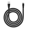 HOCO U57 Twisting Micro USB Charging Data Sync Cable for Tablet Smartphone 1.2M - Black