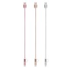 TIANSTON Original 1M Aluminum Nylon Metal Plug Usb Type-C Cable Sync Charge Cable   - Rose Gold