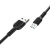 HOCO X33 Micor USB 4A 7pin Charging Data Cable for Tablet Smartphone 1M - Black