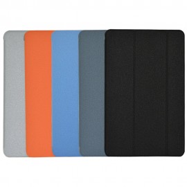 Tri Fold Tablet Leather Case cover for Teclast T40 pro Tablet - Black