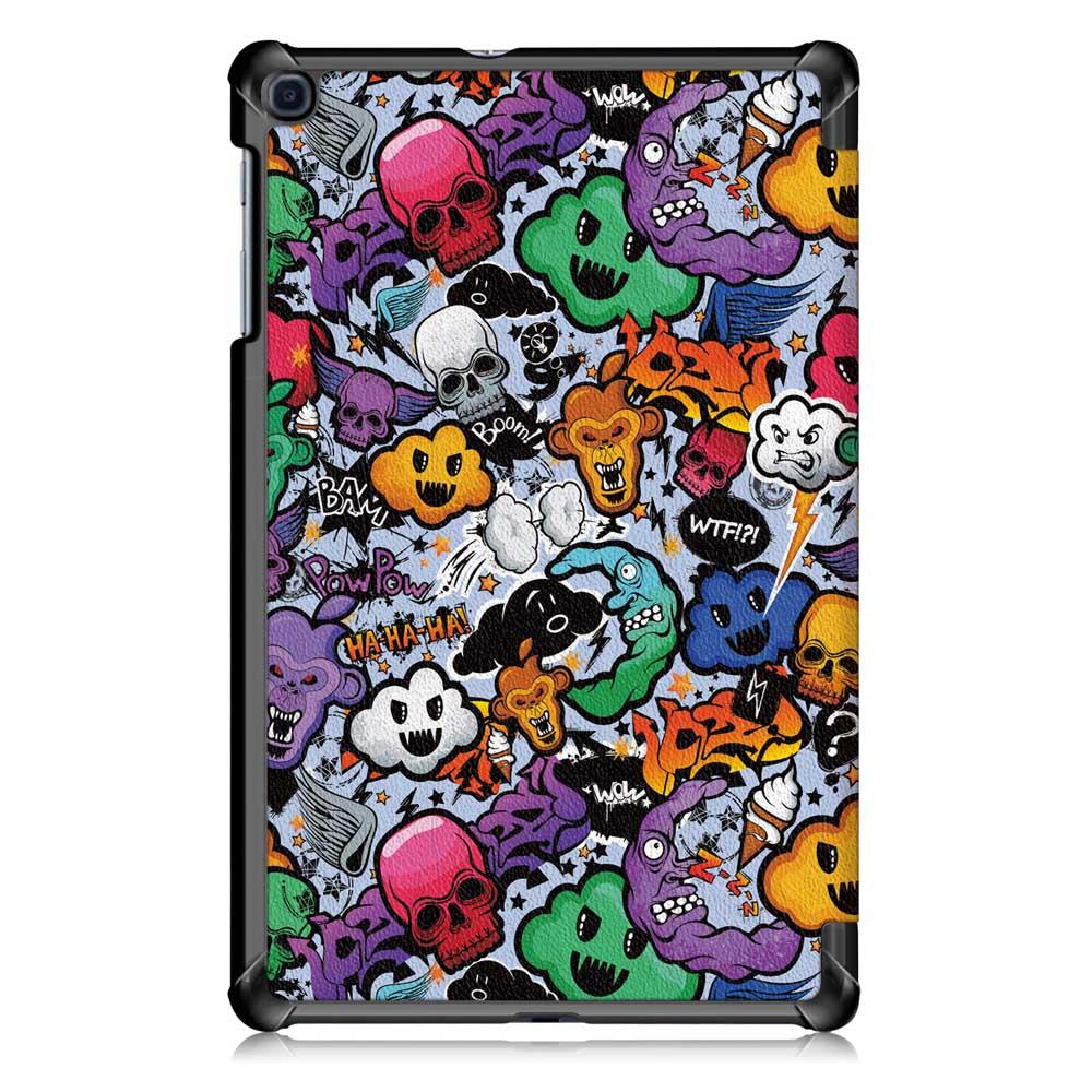 Tri-Fold Pringting Tablet Case Cover for Samsung Galaxy Tab A 10.1 2019 T510 Tablet - Cloud Tri-Fold Pringting Tablet Case Cover for Samsung Galaxy Tab A 10.1 2019 T510 Tablet - Cloud