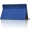 Tri-fold PU Leather Case Stand Cover For Teclast X16HD 3G Tablet - Black