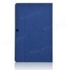 Tri-fold PU Leather Case Stand Cover For Teclast X16HD 3G Tablet - Black