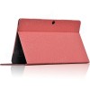 Tri-fold PU Leather Case Stand Cover For Teclast X16HD 3G Tablet - Black