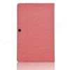 Tri-fold PU Leather Case Stand Cover For Teclast X16HD 3G Tablet - Black