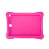 Square EVA Portable Protective shell for 9.7 Inch Samsung Tab A T550 - Rose Red