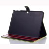 Folding Stand PU Leather Case Cover For Samsung Galaxy Tab4 T530 - Purple