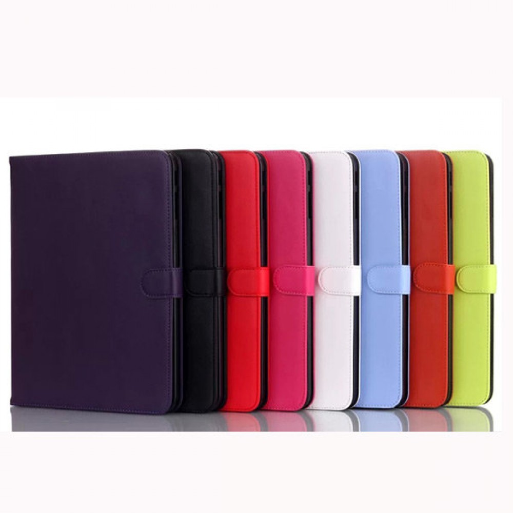 Folding Stand PU Leather Case Cover For Samsung Galaxy Tab4 T530 - Purple Folding Stand PU Leather Case Cover For Samsung Galaxy Tab4 T530 - Purple