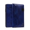 PU Leather Folding Stand Hand Strap Holder Wallet Style Tablet Case for Samsung T280 - Brown