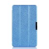 Ultra Thin Tri-fold PU Leather Case Cover For Asus ME181c Tablet - Blue