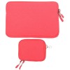 Notebook laptop Sleeve Case Carry Bag Pouch Cover For 12 Inch Tablet -  Pink