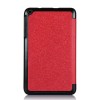 Ultra Thin Tri-fold PU Leather Case Cover For Asus ME181c Tablet - Blue