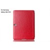 Folding Stand PU Leather Case Cover For Samsung Tab 10.5 T800  - Rose Red