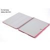 Folding Stand PU Leather Case Cover For Samsung Tab 10.5 T800  - Rose Red
