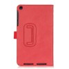 Folio PU Leather Folding Stand Card Case Cover For Asus ME181c Tablet - Black