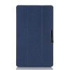 Ultra Thin Tri-fold PU Leather Case For Acer Iconia One7 B1-740 - Black