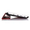 Ultra Thin Tri-fold PU Leather Case For Acer Iconia One7 B1-740 - Black