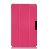 Ultra Thin Tri-fold PU Leather Case For Acer Iconia One7 B1-740 - Black