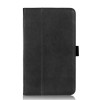 Folio PU Leather Folding Stand Card Case Cover For Asus ME181c Tablet - Black