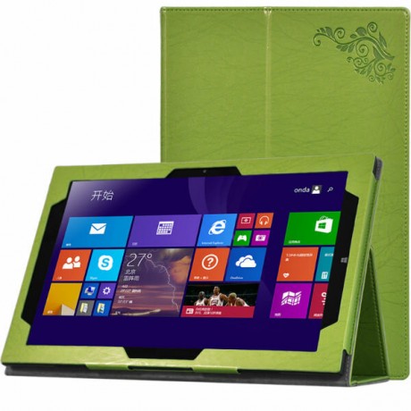 Folding Stand Folio PU Leather Case Cover For Teclast X1 Pro 4G Tablet - Black