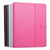 9.7 Inch Universal Snap Joint With Folding Stand Case For Tablet PC  - Pink
