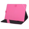 9.7 Inch Universal Snap Joint With Folding Stand Case For Tablet PC  - Pink