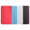 Folding Stand Karst PU Leather Case Cover 7 Inch for Samsung T280 - Red