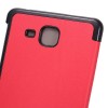 Folding Stand Karst PU Leather Case Cover 7 Inch for Samsung T280 - Red