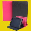 Simple Folding Stand Case Cover For AMPE A88 SANEI N82 Tablet - Pink
