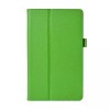 Lichee Pattern Folding Stand PU Leather Case For Samsung Tab 8.4 T700 - Rose Red