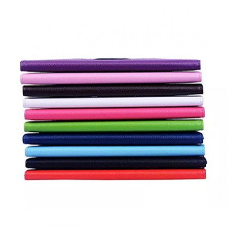Rotating Stand PU Leather Case Cover For Samsung Tab 8.4 T700 - Deep Blue