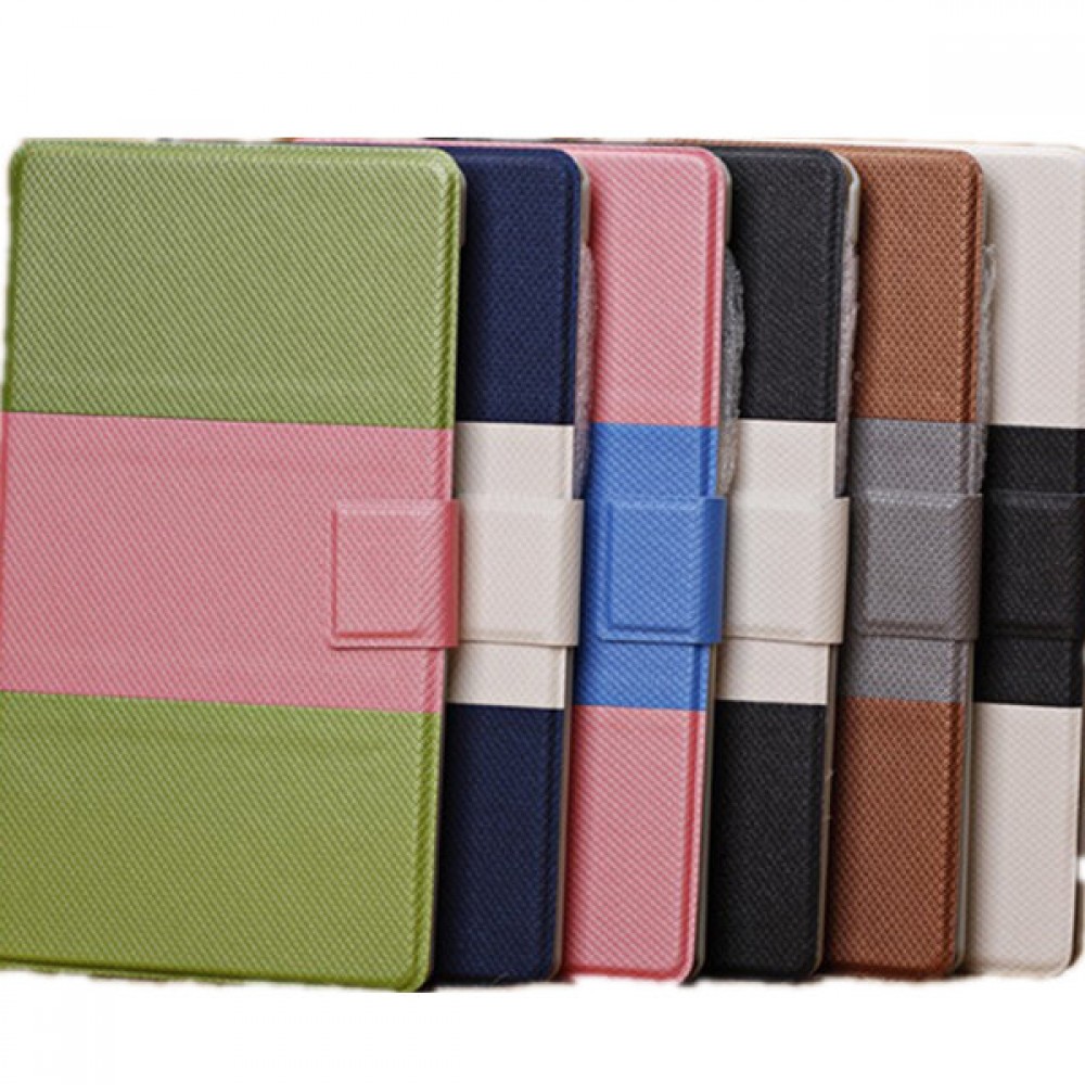 Contrast Color PU Leather Case With Card Holder For Google Nexus 7 2nd - White Contrast Color PU Leather Case With Card Holder For Google Nexus 7 2nd - White