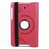 360 Degree Rotating PU Stand Leather Case For Ausu ME173x Tablet - Purple