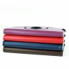 360 Degree Rotating PU Stand Leather Case For Ausu ME173x Tablet - Purple