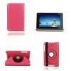 360 Degree Rotating PU Stand Leather Case For Ausu ME173x Tablet - Purple