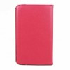 360 Degree Rotating PU Stand Leather Case For Ausu ME173x Tablet - Purple