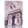 Vintage Design Folding Stand Case Cover For Samsung Galaxy Tab4 T530 - Ferris Wheel