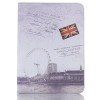 Vintage Design Folding Stand Case Cover For Samsung Galaxy Tab4 T530 - Ferris Wheel