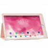 Tri-fold Stand PU Leather Case Cover for Hisense F6281 Magic Mirror Tablet  - Gold