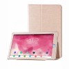 Tri-fold Stand PU Leather Case Cover for Hisense F6281 Magic Mirror Tablet  - Gold