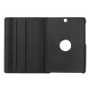Litchi Grain PU Leather Stand Folio Case For Samsung 9.7inch Tablet 2 T815  - Black